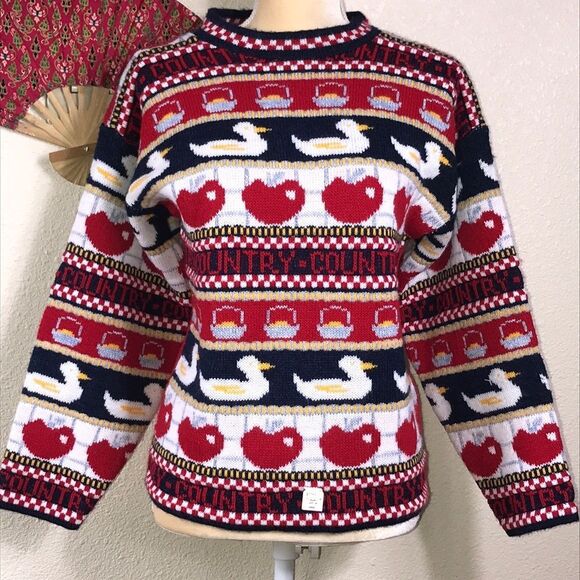 Vintage Grand Made In USA Unixes Sweater Size 14 L - Picture 4 of 7